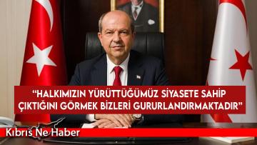 Tatar: Halkımızın yürüttüğümüz siyasete sahip çıktığını görmek bizleri gururlandırmaktadır