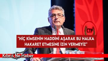 Erhürman: Hiç kimsenin haddini aşarak bu halka hakaret etmesine izin vermeyiz