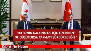 Cevdet Yılmaz: KKTC’nin kalkınması için üzerimize ne düşüyorsa yapmayı sürdüreceğiz