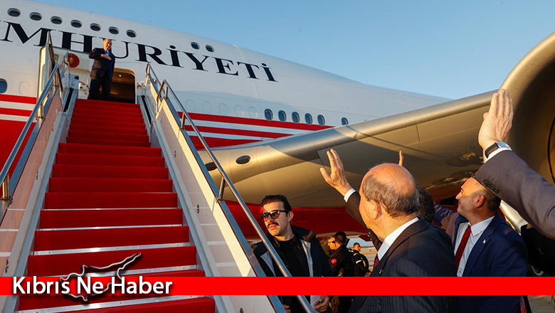 TC Cumhurbaşkanı Erdoğan KKTC’den ayrıldı