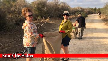 Her Daim Doğa Dostları paydaş örgütlerle Salamis’te temizlik yaptı