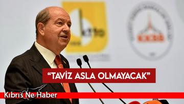 Cumhurbaşkanı Tatar: Taviz asla olmayacak