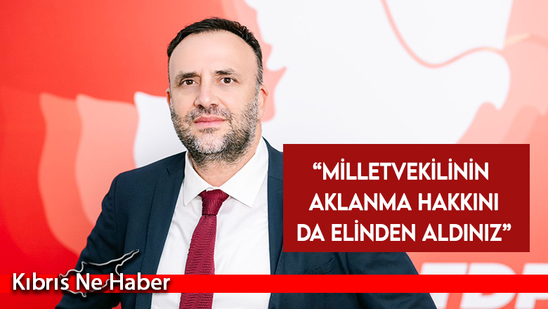 Çeler: Milletvekilinin aklanma hakkını da elinden aldınız