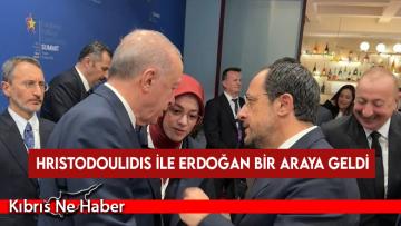 Hristodoulidis ile Erdoğan, Arnavutluk’ta kısa bir görüşme gerçekleştirdi
