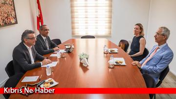 Erhürman, Hollanda’nın Lefkoşa Büyükelçisi Plomp’u kabul etti