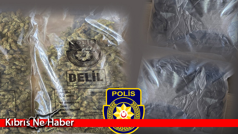 Gazimağusa’daki Doğru Adres Operasyonu’nda 850 gram uyuşturucu ele geçirildi