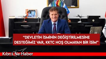 Arıklı: Devletin isminin değiştirilmesine desteğimiz var, KKTC hoş olmayan bir isim