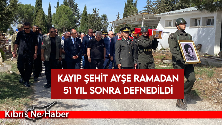 Şehit Ayşe Ramadan askeri törenle defnedildi