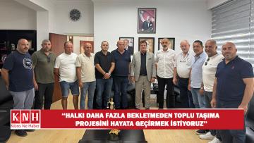 Arıklı: Halkı daha fazla bekletmeden toplu taşıma projesini hayata geçirmek istiyoruz