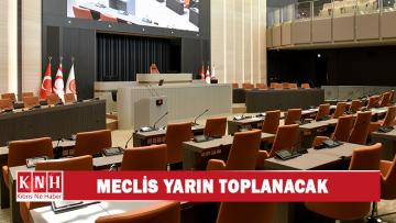 Genel Kurul’un gündeminde üç yasa tasarısı var