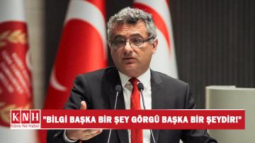 Erhürman’dan Ortaylı’ya yanıt: Bilgi başka bir şey, görgü başka bir şeydir