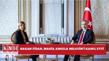 Hakan Fidan, Maria Angela Holguin’i kabul etti
