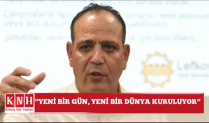 Başkan Harmancı: “Yeni bir gün, yeni bir dünya kuruluyor”