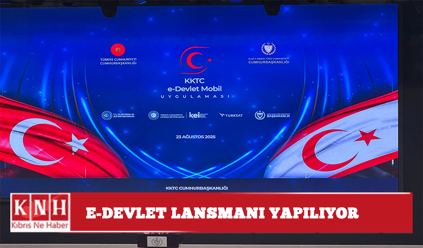 E-Devlet Lansmanı yapılıyor