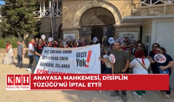Anayasa Mahkemesi, Disiplin Tüzüğü’nü iptal etti!