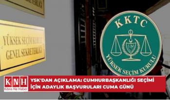 YSK’dan açıklama: Cumhurbaşkanlığı Seçimi için adaylık başvuruları cuma günü