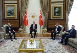 Türkiye Cumhurbaşkanı Erdoğan, Başbakan Üstel’i kabul etti