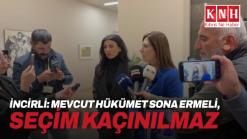 İncirli: Mevcut hükümet sona ermeli, seçim kaçınılmaz