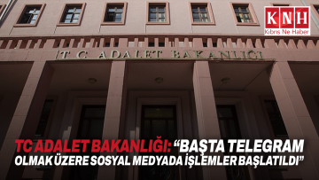 TC Adalet Bakanlığı: “Başta Telegram olmak üzere sosyal medyada işlemler başlatıldı”
