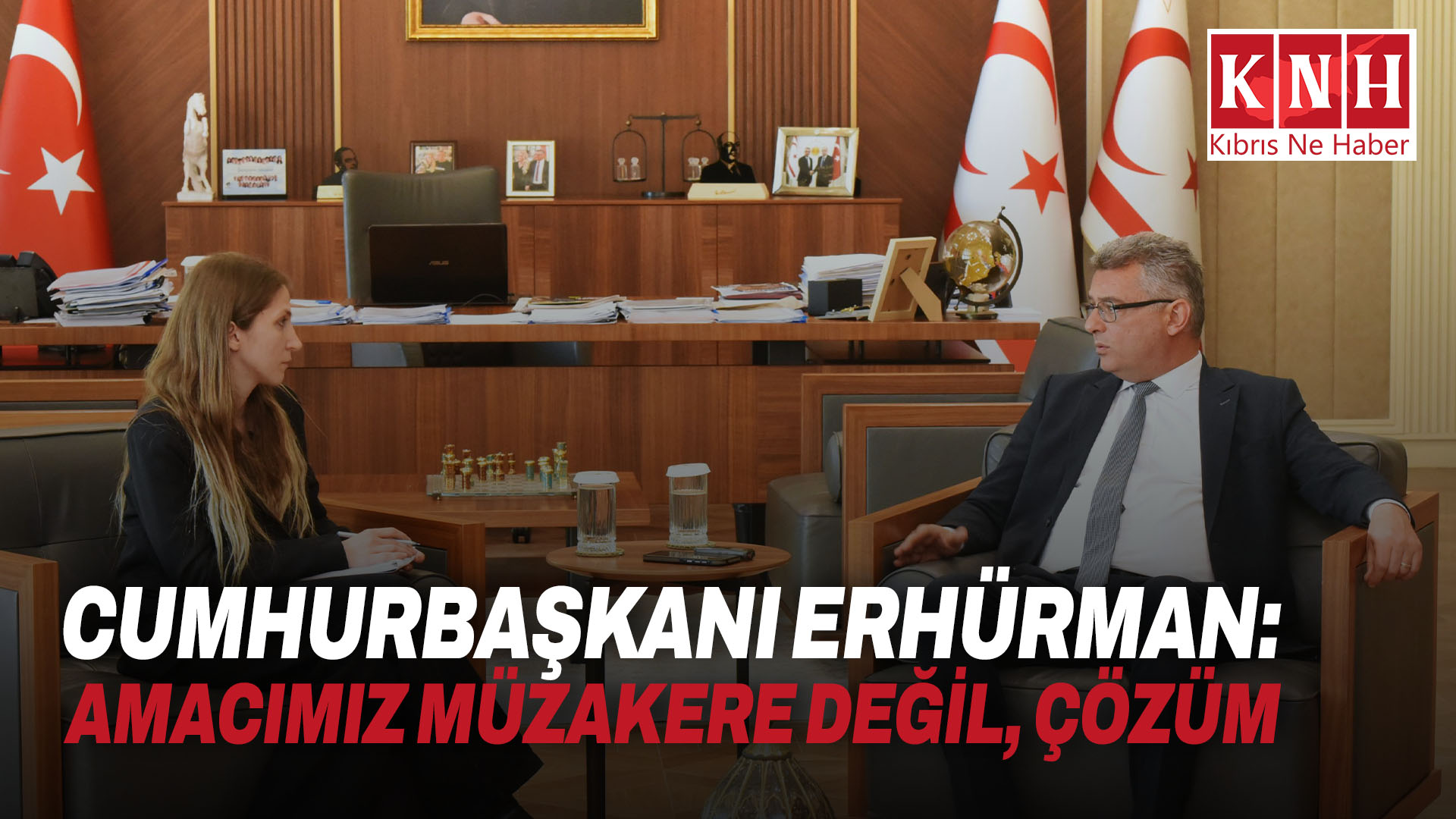 Cumhurbaşkanı Erhürman: Amacımız müzakere değil, çözüm