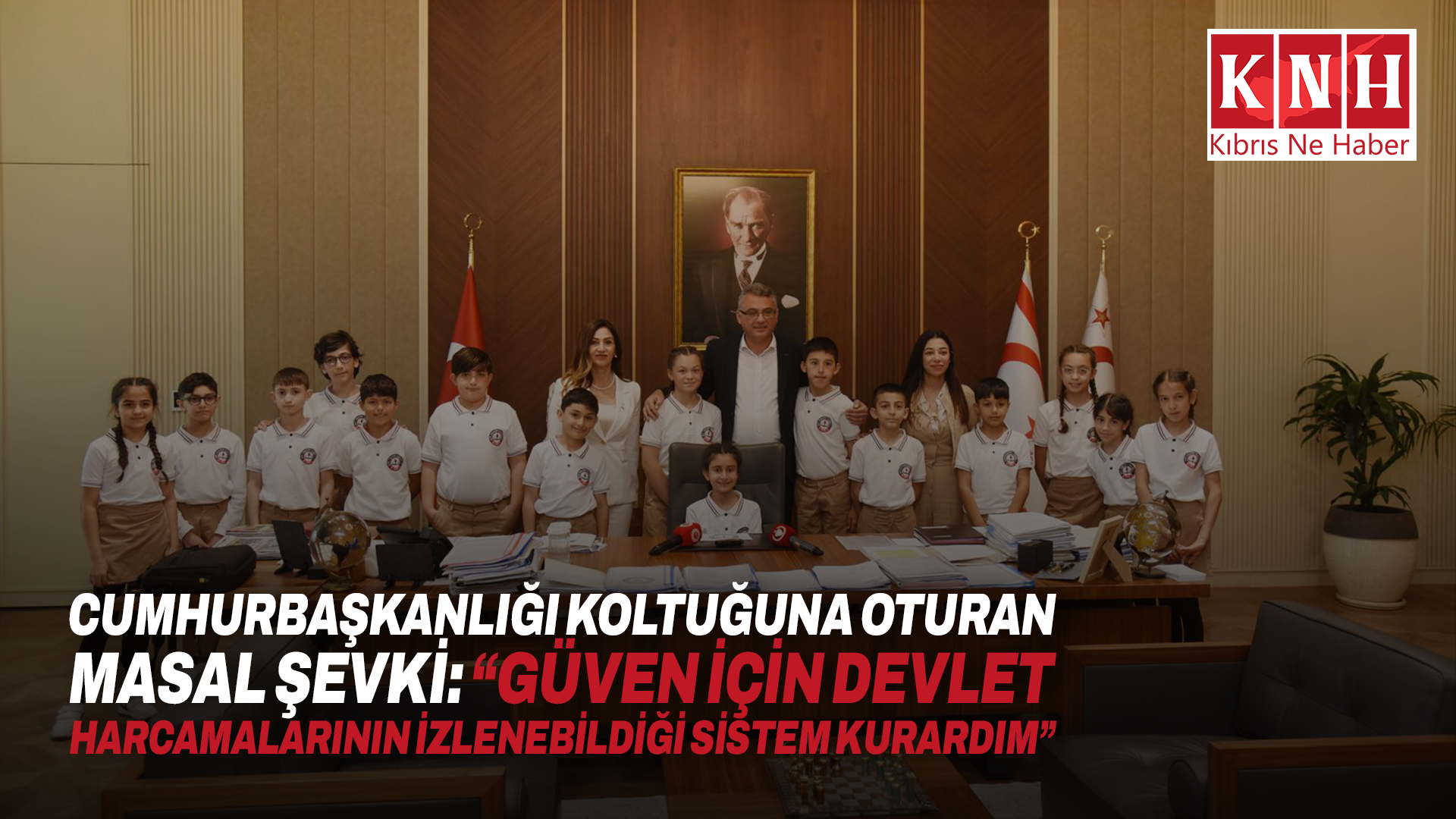 Cumhurbaşkanlığı koltuğuna oturan Masal Şevki: “Güven için devlet harcamalarının izlenebildiği sistem kurardım”