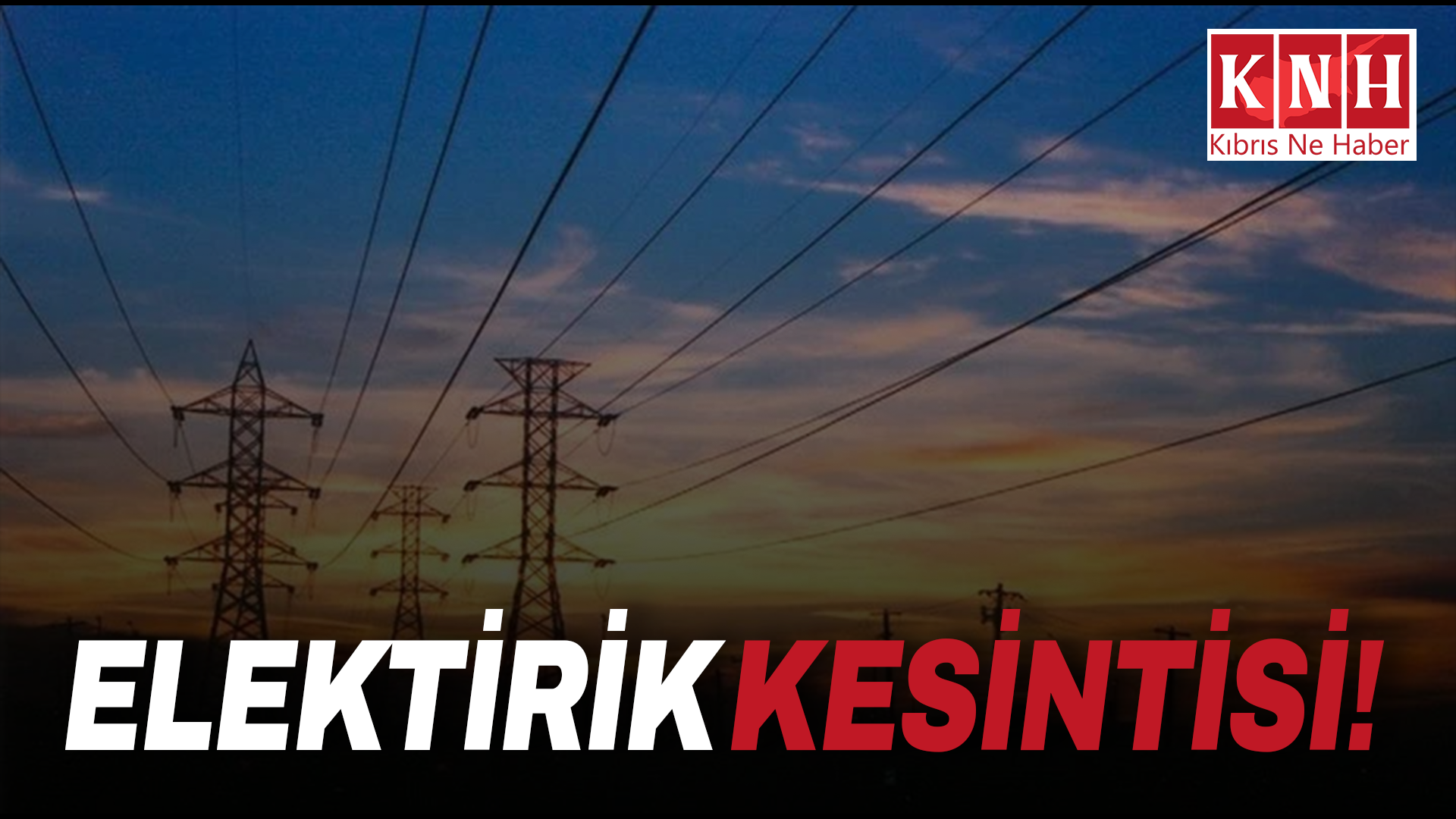 Gazimağusa-Lefkoşa ana yolu’nda bugün 1 saatlik elektrik kesintisi