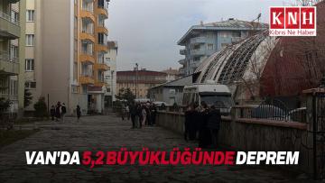 Van’da 5,2 büyüklüğünde deprem… AFAD: “Şu ana kadar olumsuz bir durum yok”
