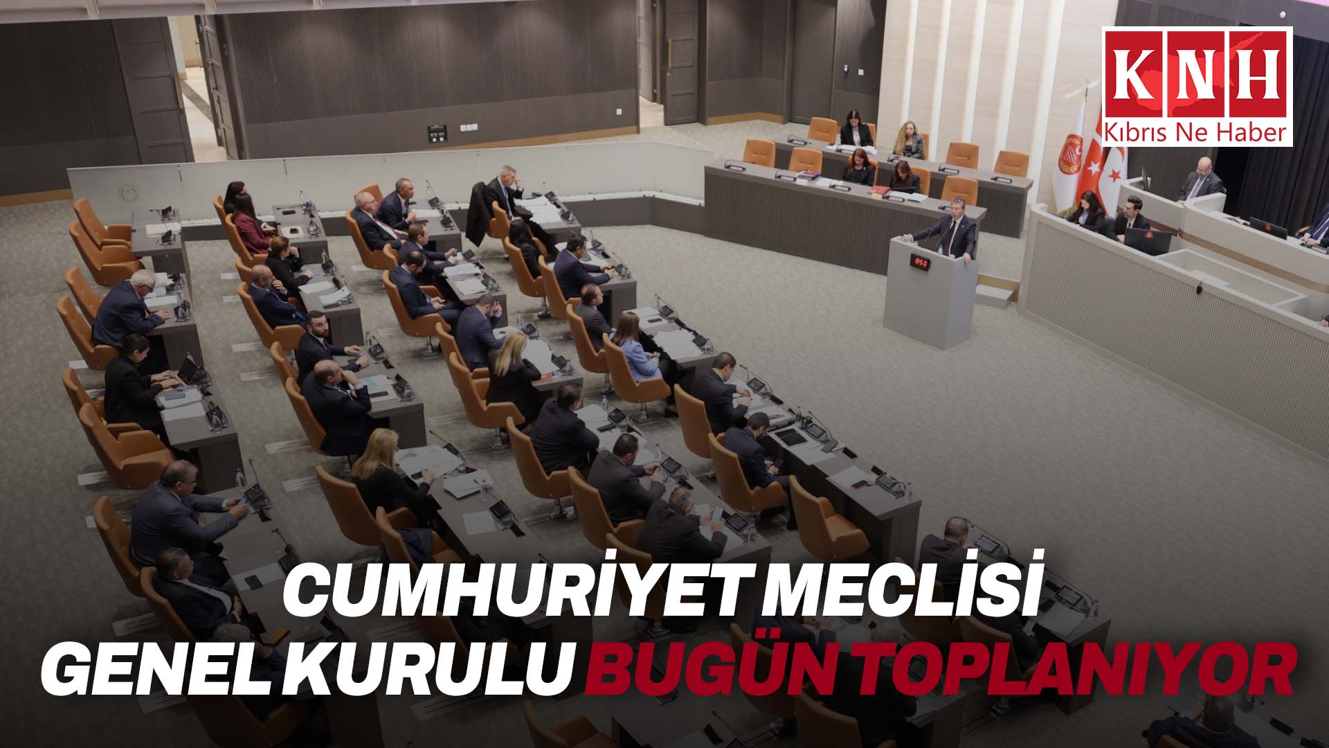 Cumhuriyet Meclisi Genel Kurulu bugün toplanıyor