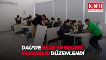 DAÜ’de “Meslek Liseleri Arası Bilgi ve Beceri Yarışması” düzenlendi