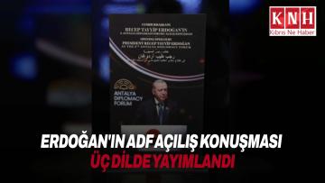Erdoğan’ın Antalya Diplomasi Forumu’ndaki konuşması 3 dilde kitaplaştırıldı
