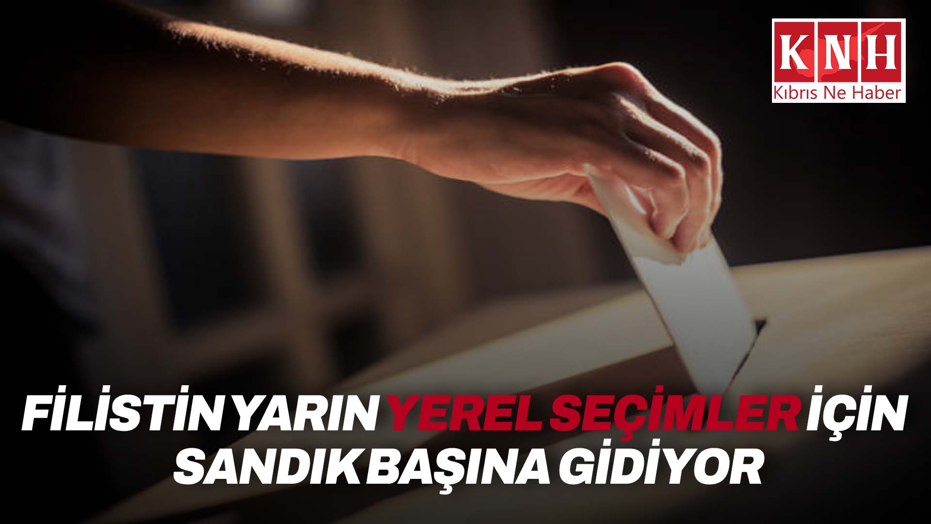 Filistinliler, yerel seçimler için yarın sandık başına gidecek