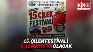 15. Çilek Festivali 9-10 Mayıs tarihlerinde yapılacak