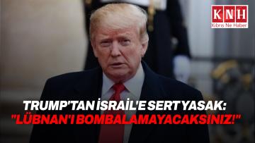 Trump: “İsrail, artık Lübnan’ı bombalamayacak, ABD tarafından bunu yapmaları yasaklandı”