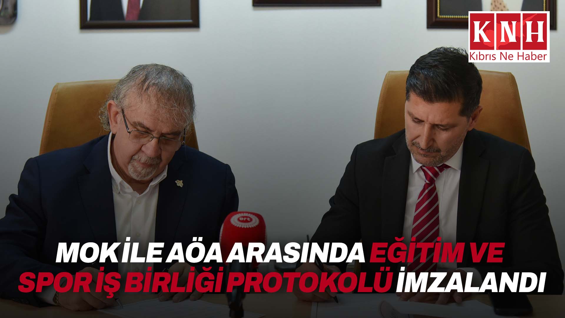 KKTC MOK ile AÖA arasında iş birliği protokolü imzalandı