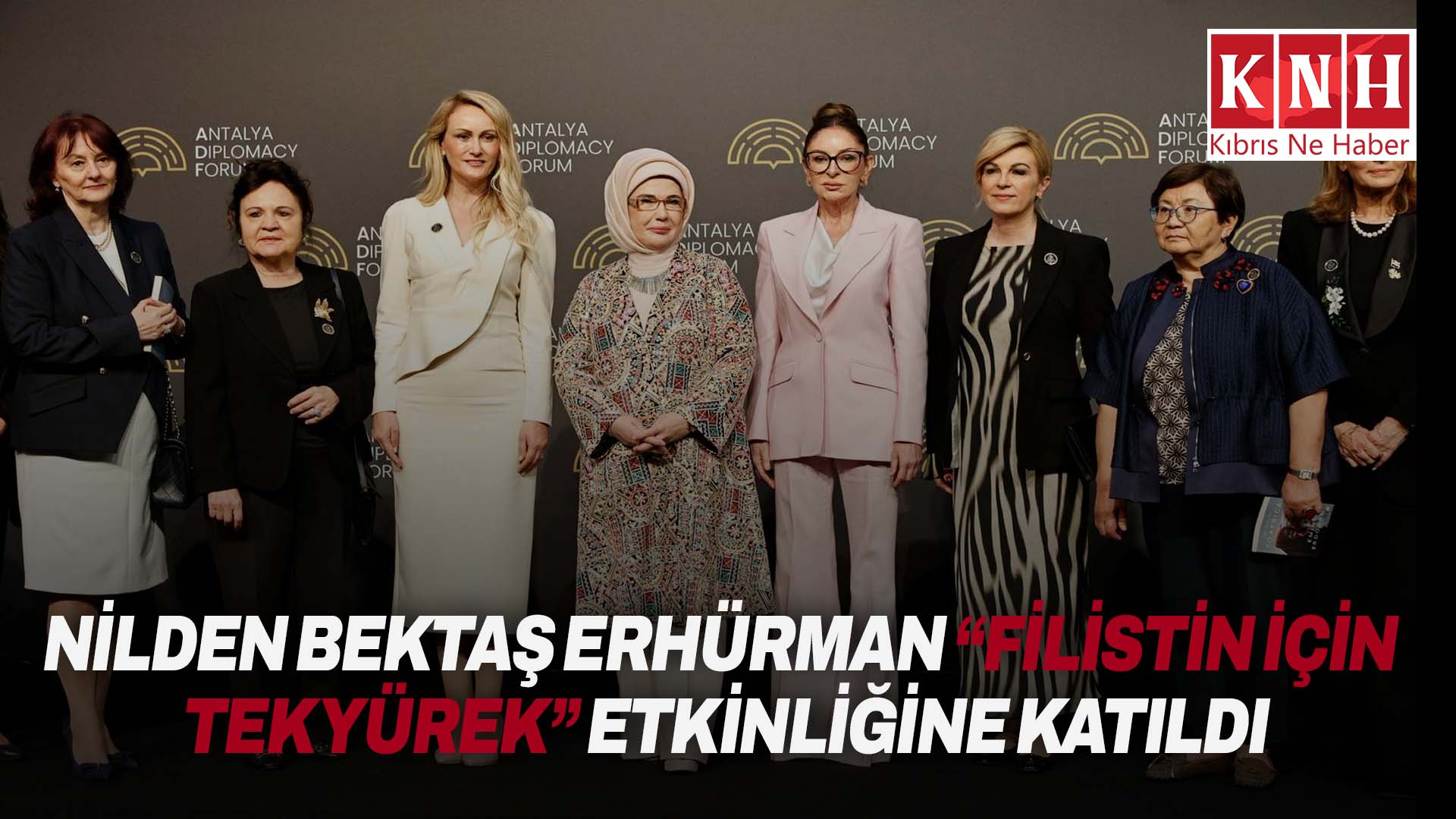 Nilden Bektaş Erhürman “Filistin için Tek Yürek: Eğitimde Yıkıma Karşı Geleceği Korumak” etkinliğine katıldı