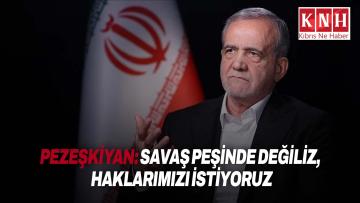 İran Cumhurbaşkanı Pezeşkiyan: “Savaş peşinde değiliz, haklarımızı talep ediyoruz”