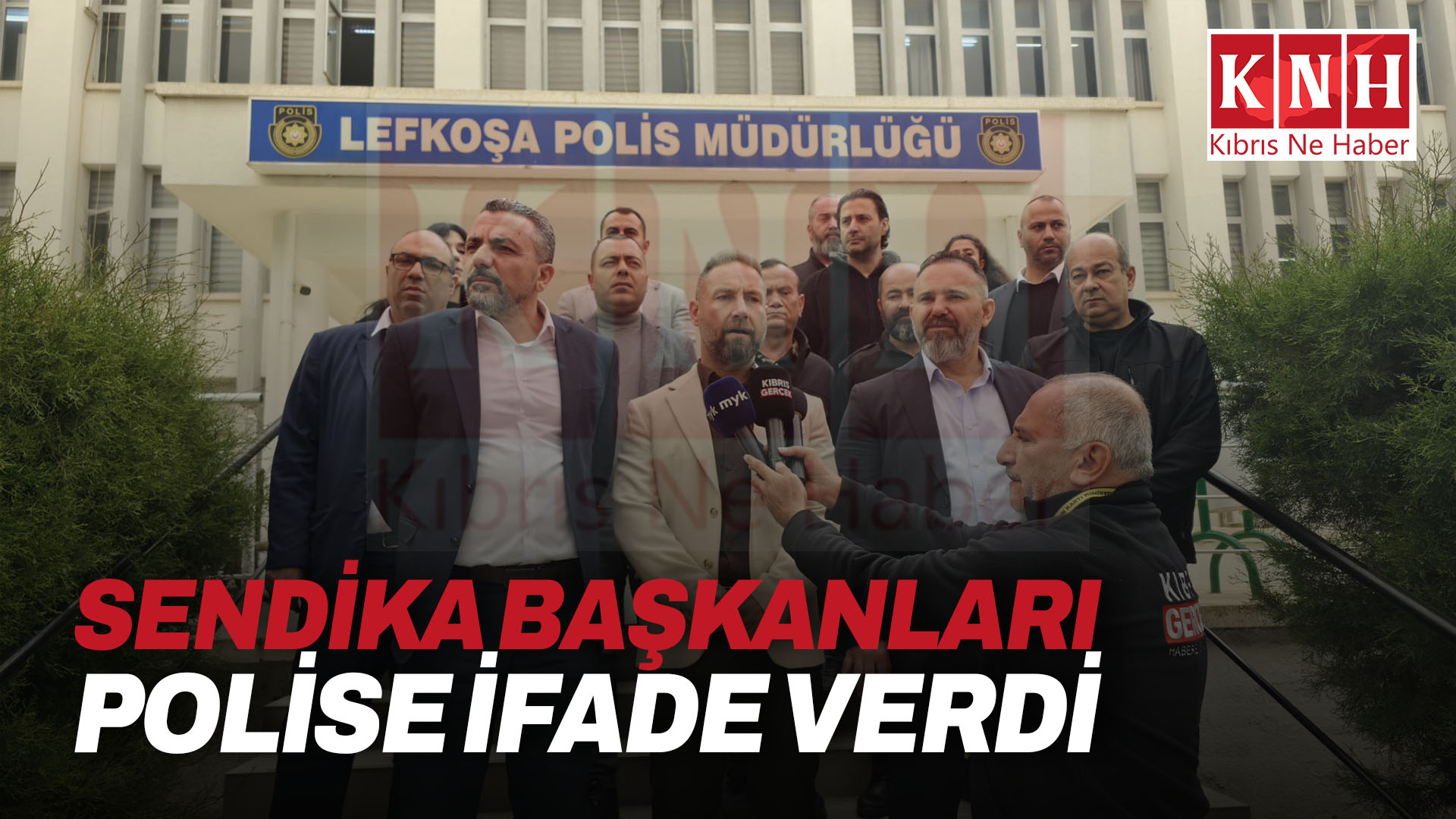 Sendika başkanları polise ifade verdi