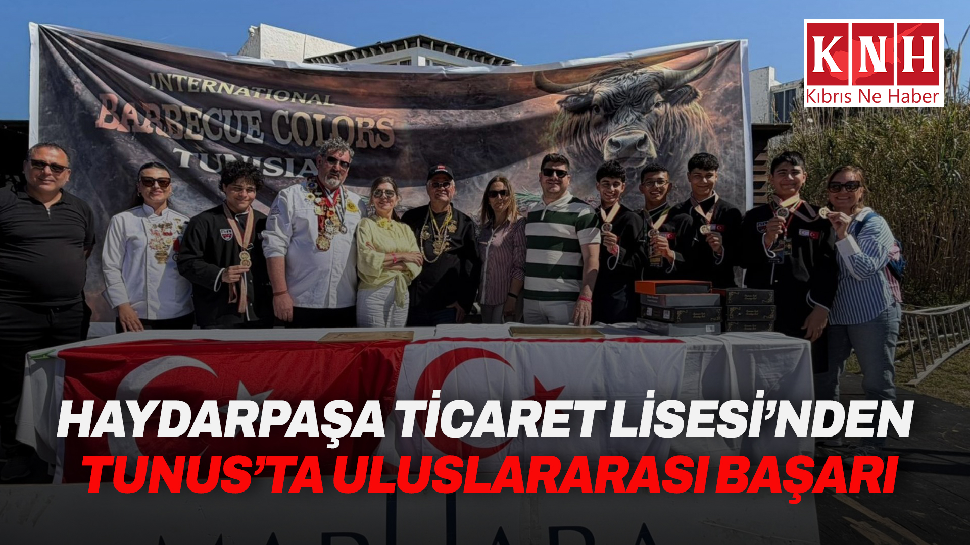 Tunus’ta gastronomi zaferi: Haydarpaşa Ticaret Lisesi 9 altın madalya ve “En İyi Şef” kupasıyla döndü