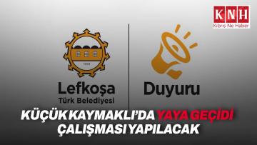 Cumartesi günü Şht. Mustafa Ruso Caddesi’nde yaya geçidi çalışması yapılacak
