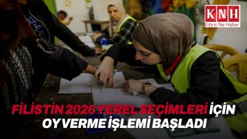 Filistin’de 2026 yerel seçimleri için oy verme işlemi başladı