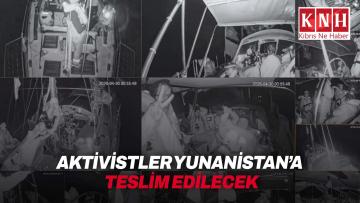 İsrail, alıkoyduğu aktivistleri Yunanistan’a teslim edecek
