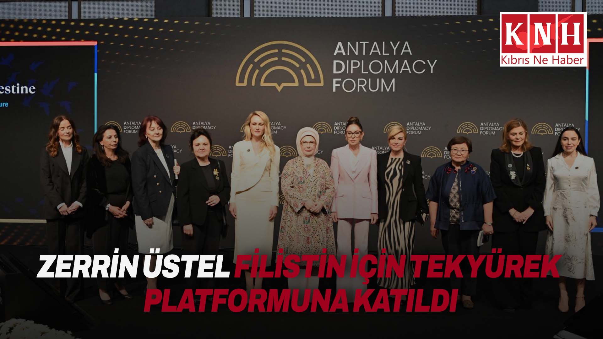 Zerrin Üstel Filistin için Tek Yürek Platformunda