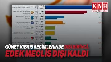 Güney Kıbrıs seçimlerinde DİSİ birinci, EDEK Meclis dışı kaldı