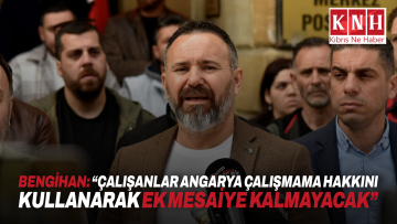 Bengihan: “Çalışanlar angarya çalışmama hakkını kullanarak ek mesaiye kalmayacak”