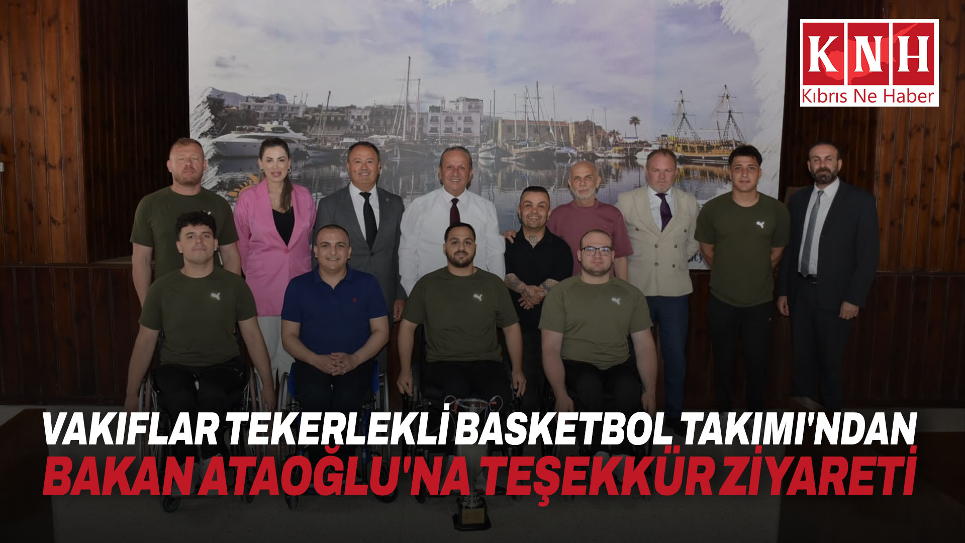 Vakıflar Tekerlekli Basketbol Takımı’ndan Bakan Ataoğlu’na teşekkür ziyareti