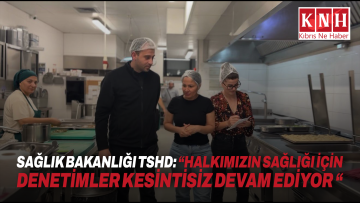 Sağlık Bakanlığı TSHD: “Halkımızın sağlığı için denetimler kesintisiz devam ediyor “
