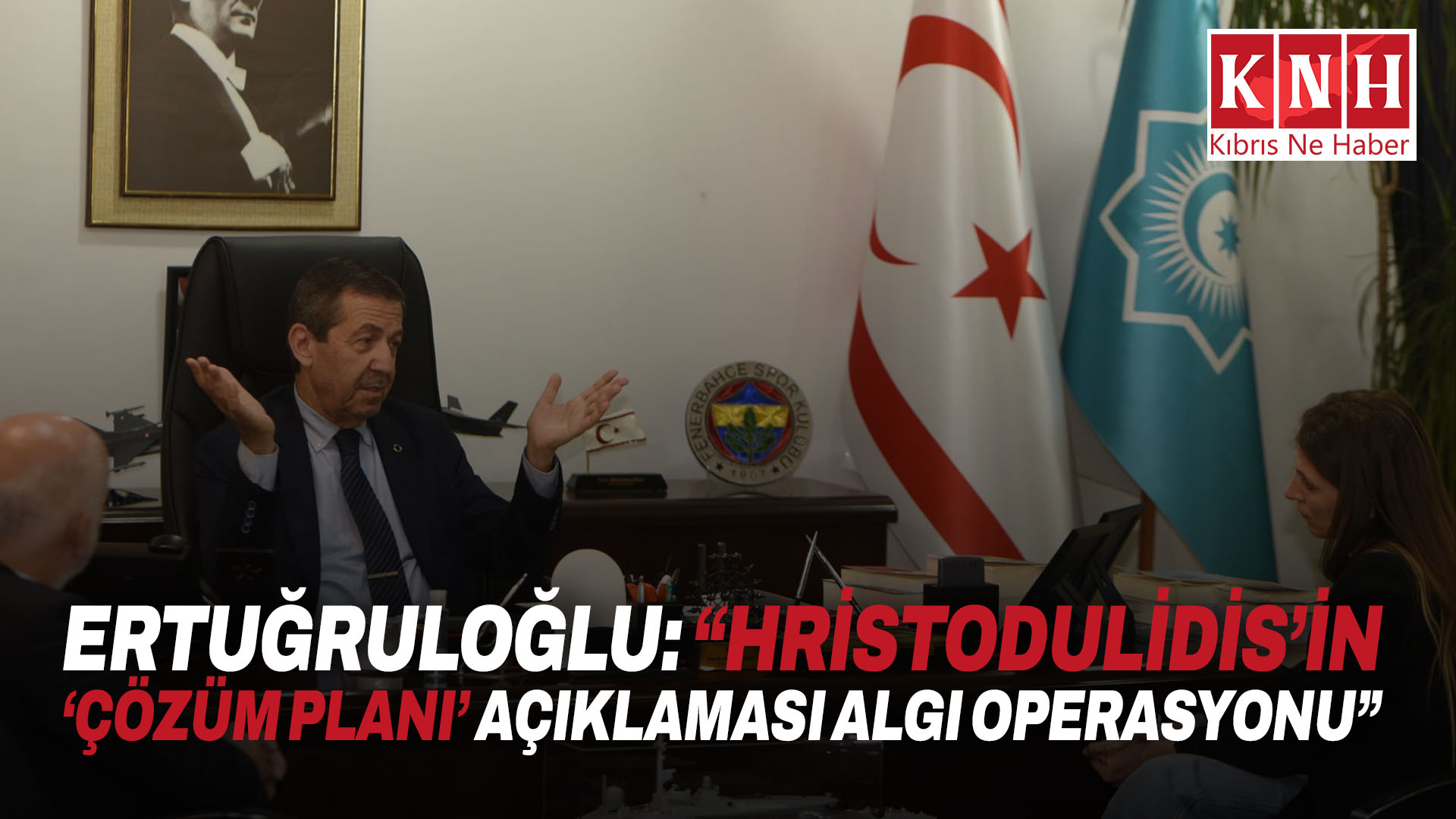 Ertuğruloğlu: “Hristodulidis’in ‘çözüm planı’ açıklaması algı operasyonu”