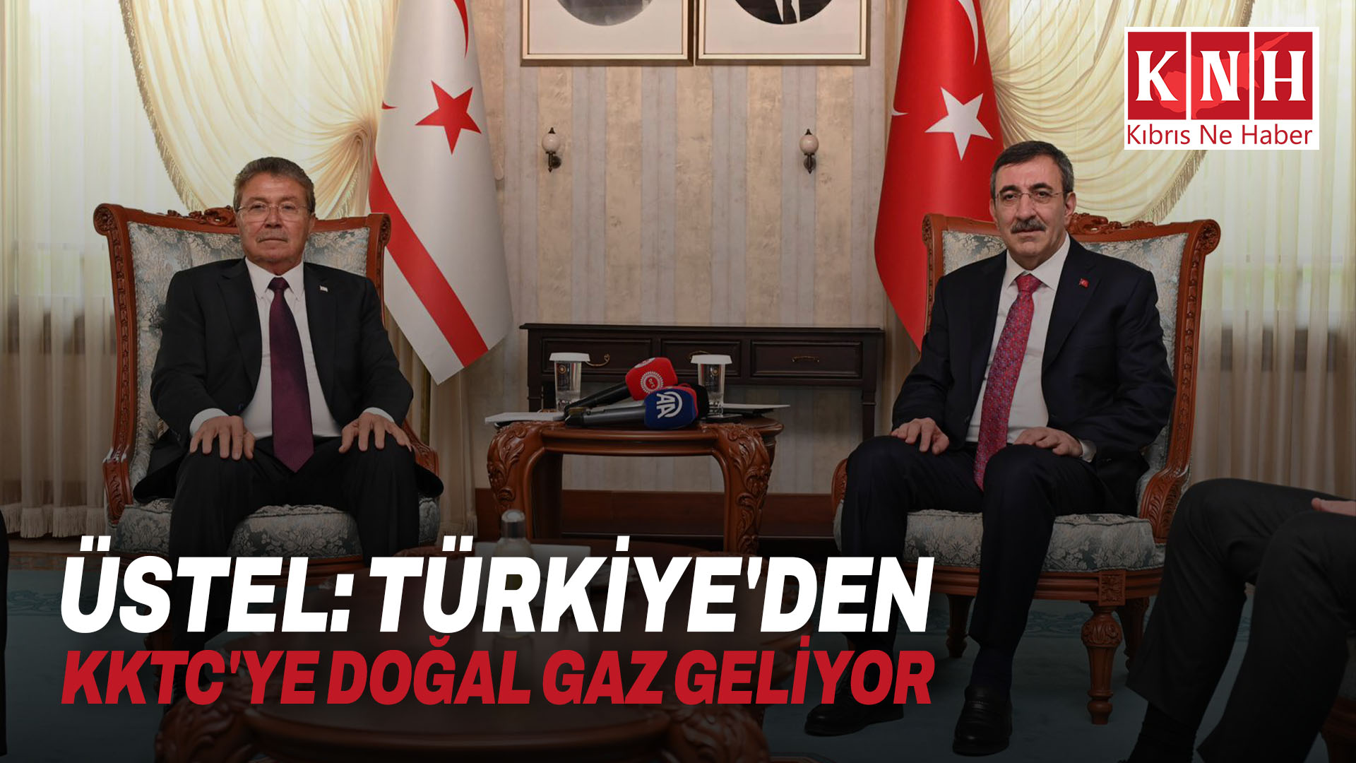Üstel: Türkiye’den KKTC’ye doğal gaz geliyor