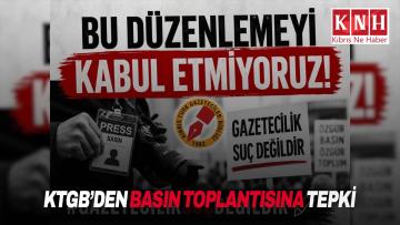 Kıbrıs Türk Gazeteciler Birliği’nden Barolar Birliği’ne tepki!