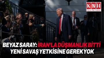 Beyaz Saray, Kongre’ye bildirdi: “İran ile düşmanlık sona erdi, yeni bir savaş yetkisine ihtiyaç yok”